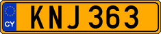 License plate of Cyprus, Regular plates