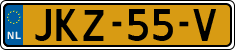 License plate of the Netherlands, Cars