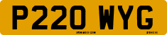 License plate of the United Kingdom, 1983 year system