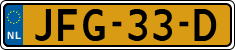 License plate of the Netherlands, Cars
