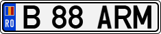 License plate of Romania, Regular plates