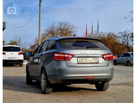 а915аа134, Lada (VAZ) Vesta