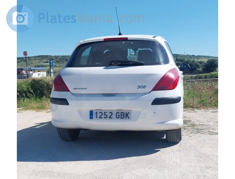 1252 GBK, Peugeot 308