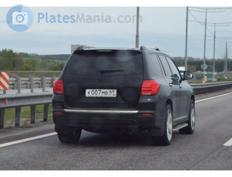 к007мв69, Toyota Highlander