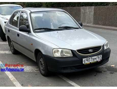 е907вм161, Hyundai Accent
