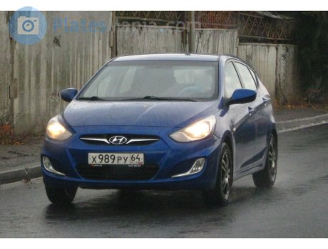 х989ру64, Hyundai Solaris