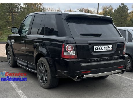 к666хк123, Land Rover Range Rover Sport
