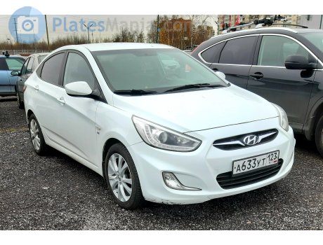 а633ут123, Hyundai Solaris