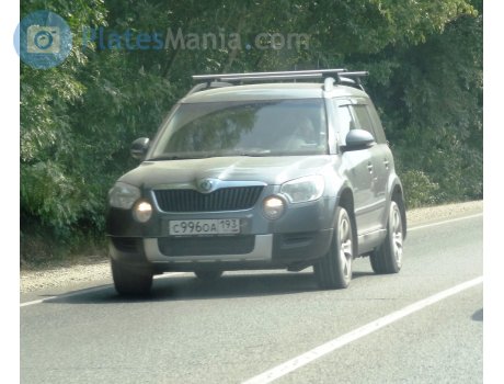 с996оа193, Skoda Yeti