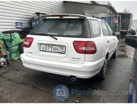а071нн78, Suzuki Baleno