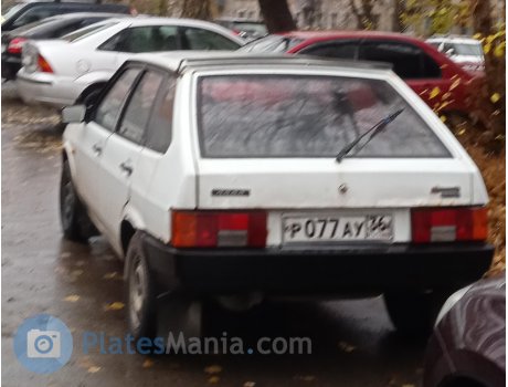 р077ау36, Lada (VAZ) 2109