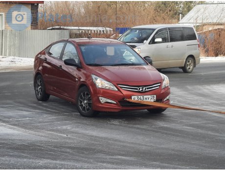 е343ну28, Hyundai Solaris