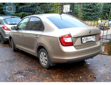 в586уу178, Skoda Rapid