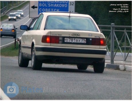 о781вх39, Audi 100