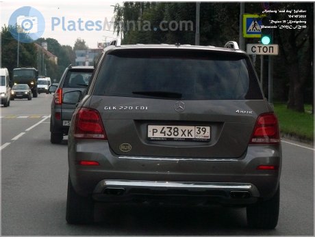 р438хк39, Mercedes-Benz GLK-Klasse