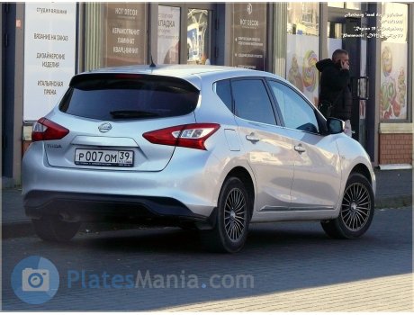 р007ом39, Nissan Tiida