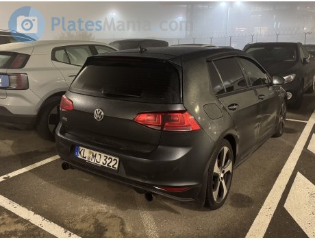 KL MJ 322, Volkswagen Golf