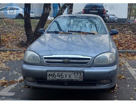 м646ух177, Chevrolet Lanos