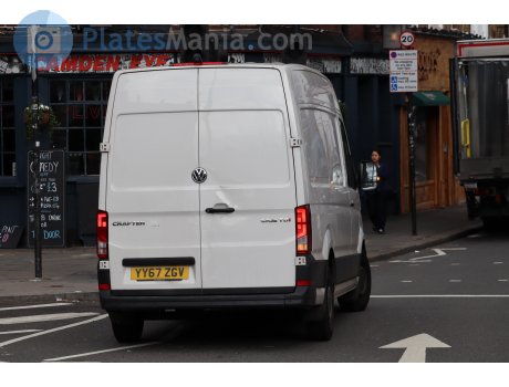 YY67 ZGV, Volkswagen Crafter