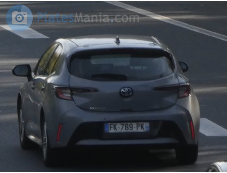 FK-789-PK, Toyota Corolla