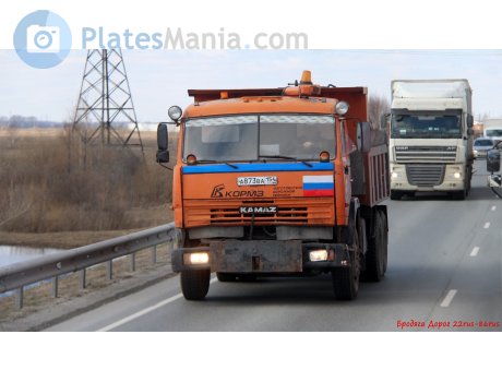 а873ва154, KamAZ 6511