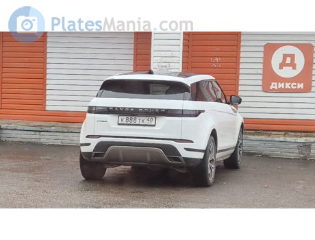 к888тк40, Land Rover Range Rover Evoque