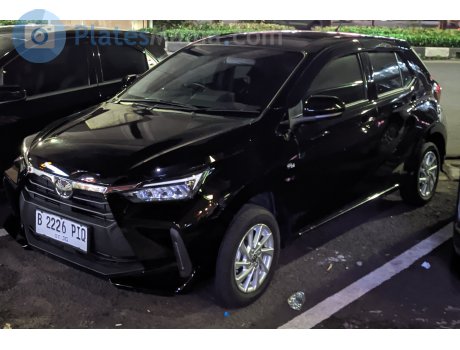 B 2226 PIQ, Toyota Agya