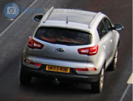 UK03 ROD, Kia Sportage