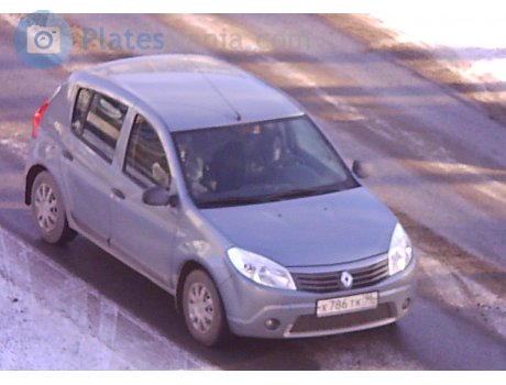 х786тк96, Renault Sandero