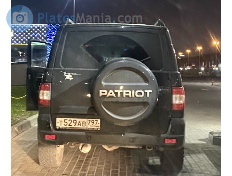 т529ав797, UAZ 3163 Patriot