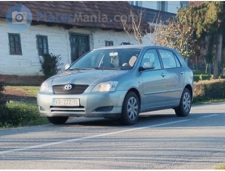 KR 222-IL, Toyota Corolla