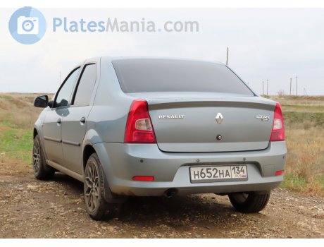 н652на134, Renault Logan