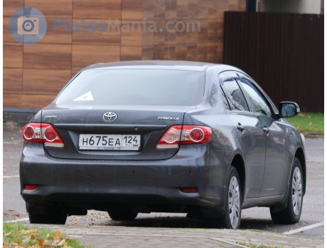 н675еа124, Toyota Corolla