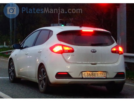 с368ет193, Kia Ceed