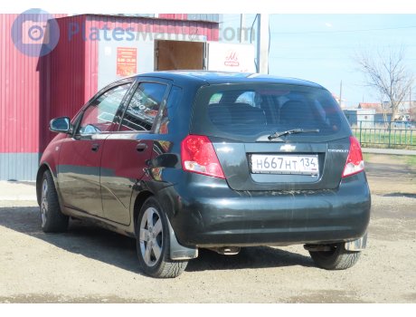 н667нт134, Chevrolet Aveo