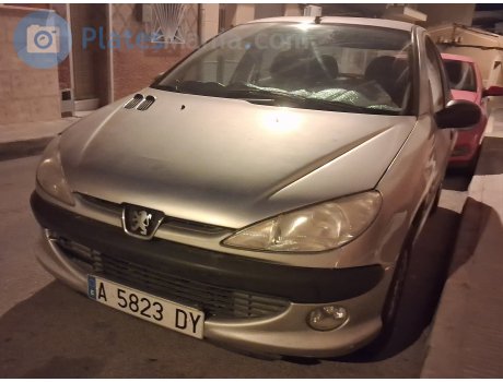 A 5823 DY, Peugeot 206