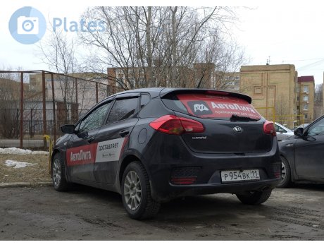 р954вк11, Kia Ceed