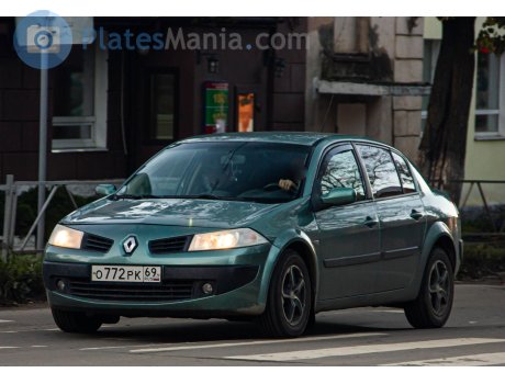 о772рк69, Renault Mégane