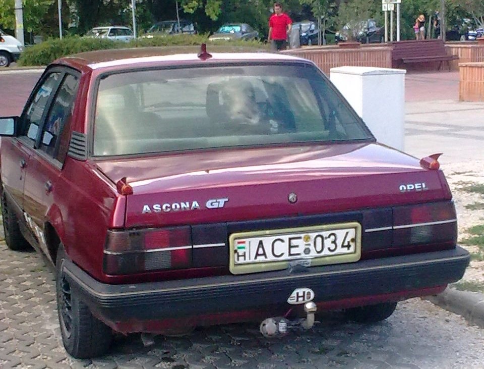 ACE-034, Opel Ascona 3rd gen 4-door Sedan (C), 1981–1988
