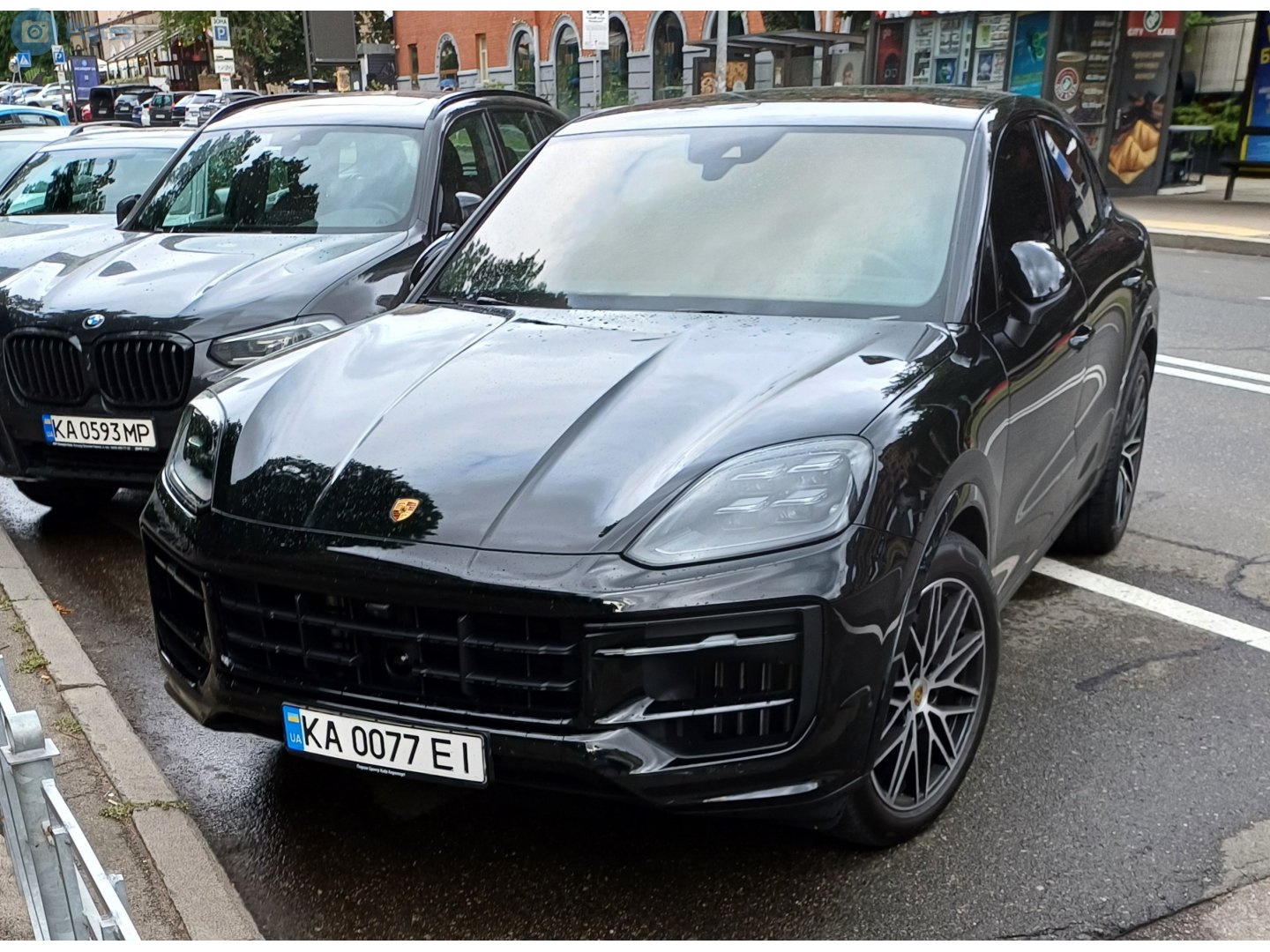 KA 0077 EI, Porsche Cayenne 3rd gen Coupé (PO536; 9Y3), facelift, 2023–