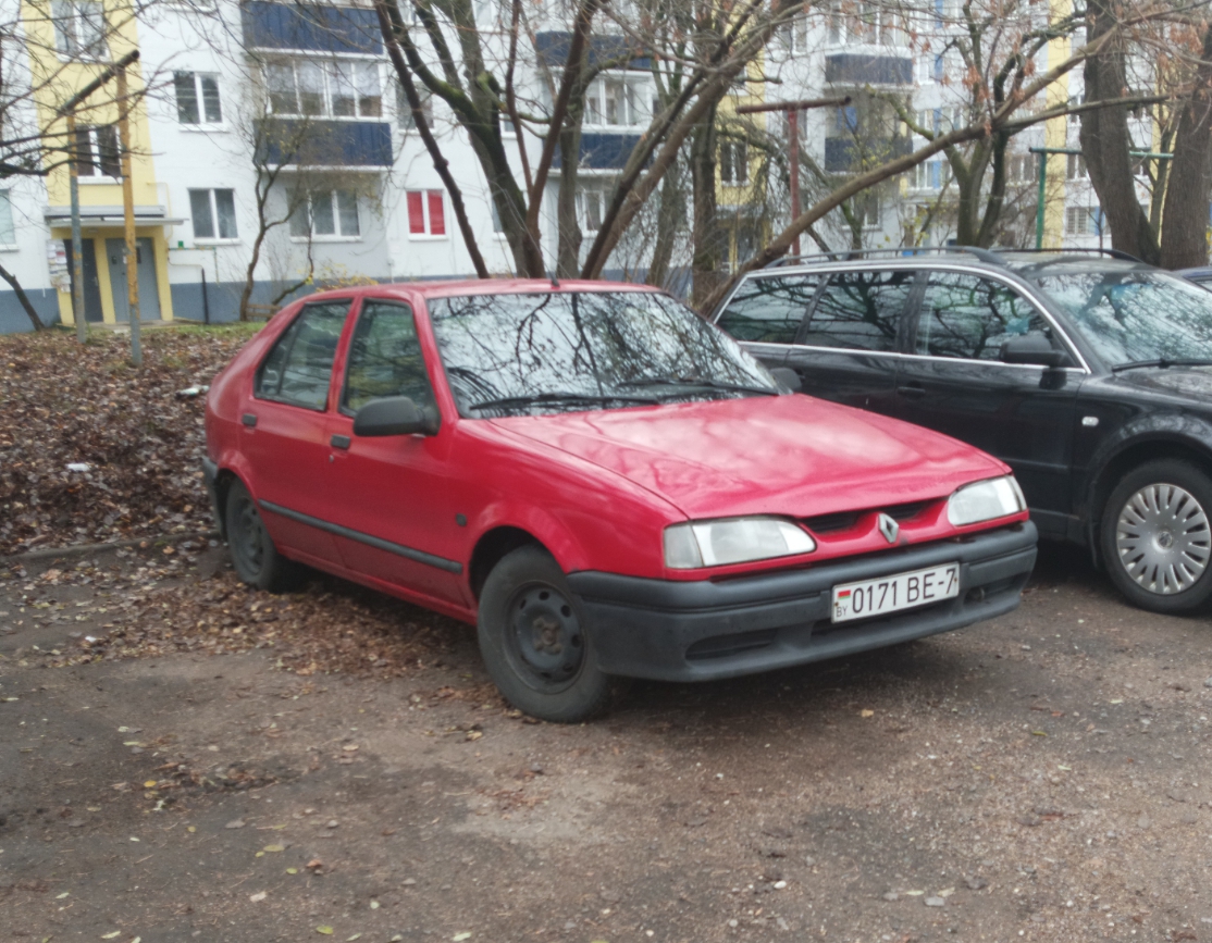 0171 BE-7, Renault 19 1st gen 5-door Hatch (B53), facelift, 1992–1996 (–1999 for LATAM- and –2000 for TR-market)