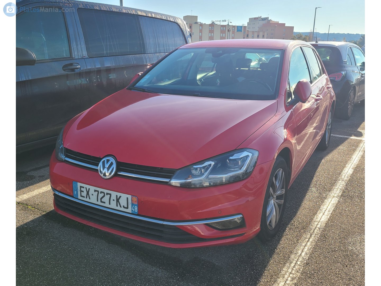 EX-727-KJ, Volkswagen Golf 7th gen 5-door Hatch (5G), facelift, 2017–2021