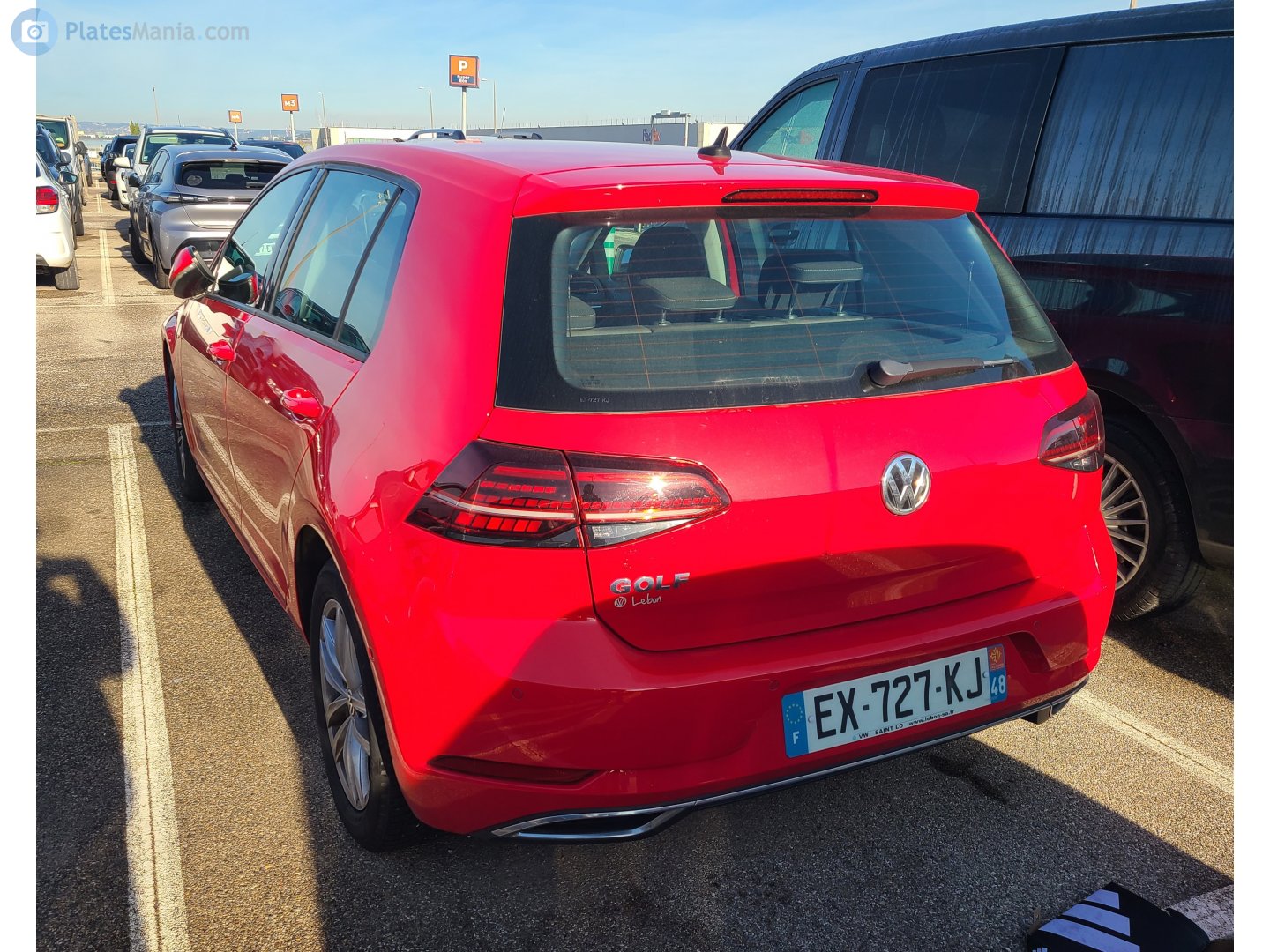 EX-727-KJ, Volkswagen Golf 7th gen 5-door Hatch (5G), facelift, 2017–2021