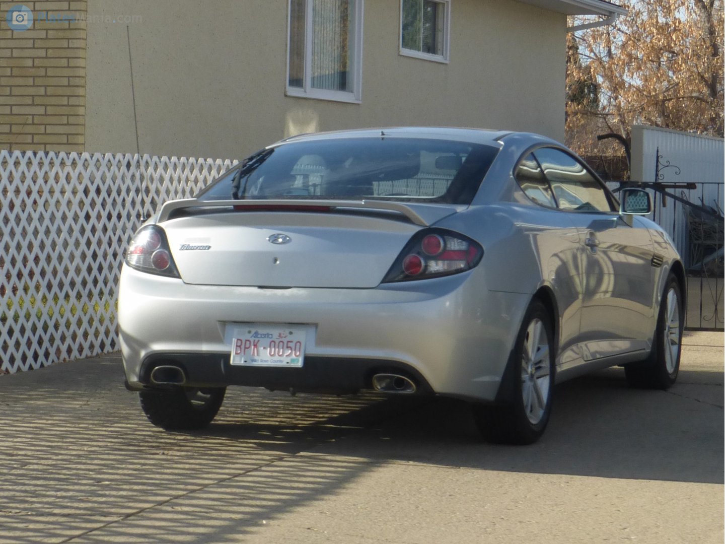 BPK-0050, Hyundai Tiburon 2nd gen (GK), facelift, 2007–2009