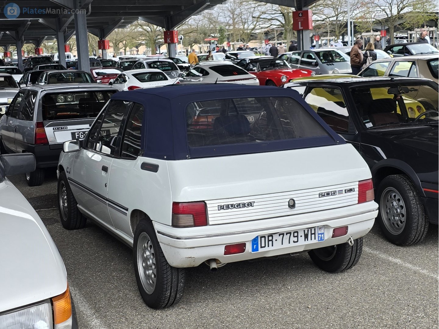 DR-779-WH, Peugeot 205 1st gen Cabriolet (20D), 1986–1994