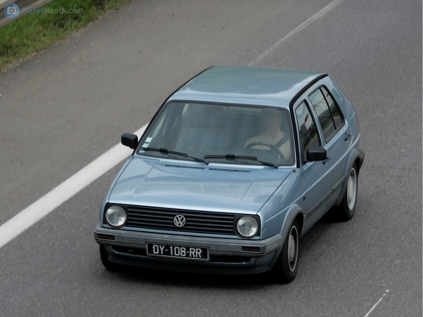 DY-108-RR, Volkswagen Golf 2nd gen 5-door Hatch (19/1G), 1983–1992