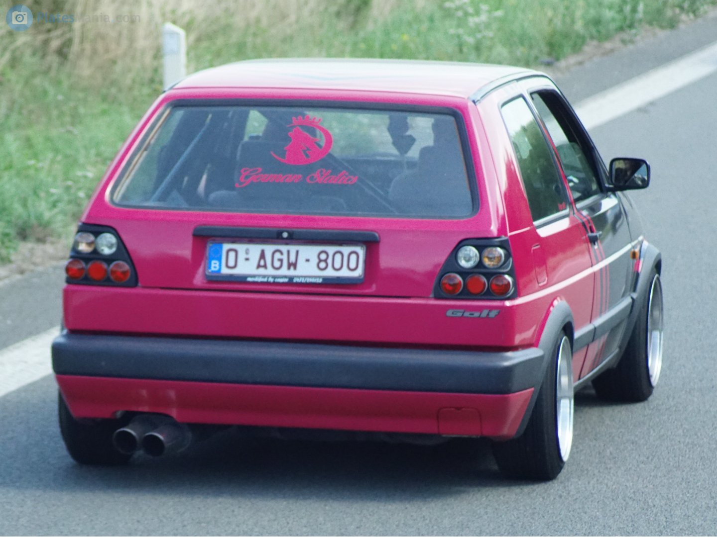 O-AGW-800, Volkswagen Golf 2nd gen 3-door Hatch (19/1G), 1983–1992