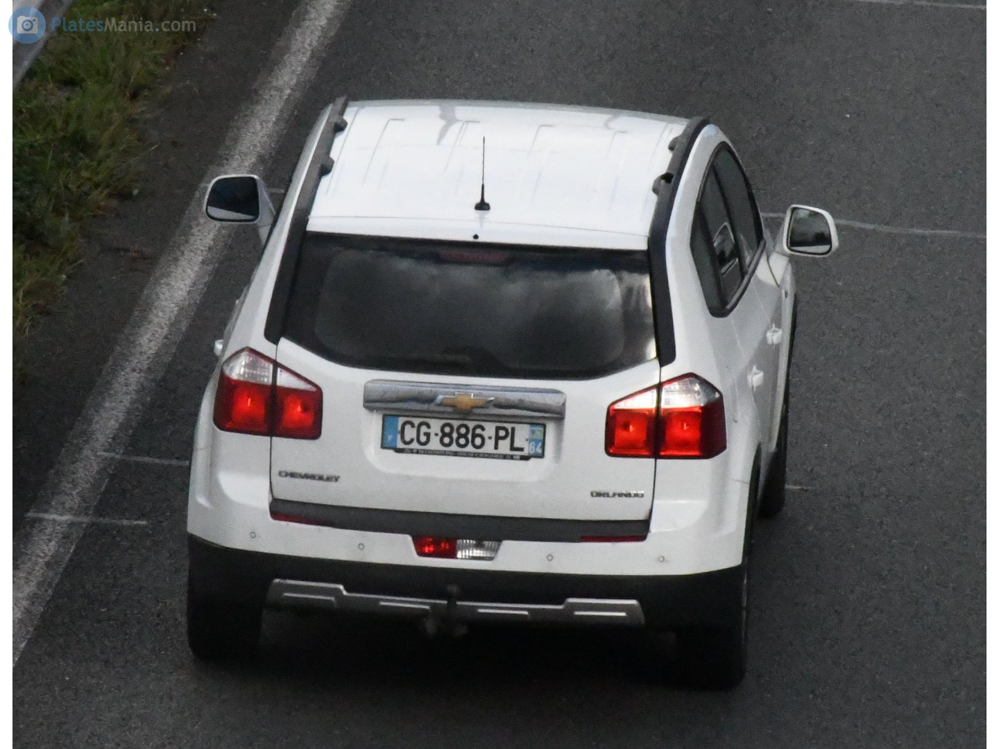 CG-886-PL, Chevrolet Orlando 1st gen (J309), 2011–2018