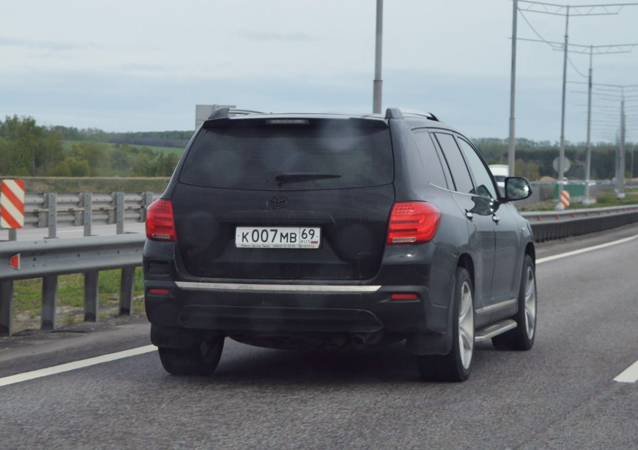 к 007 мв 69, Toyota Highlander 3rd gen (XU50), 2013–2016