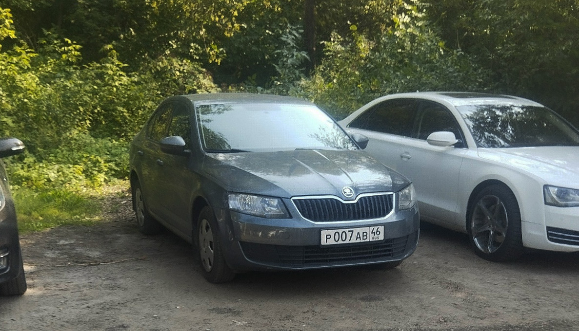 р 007 ав 46, Skoda Octavia 3rd gen Liftback (A7/5E3), 2013–2017